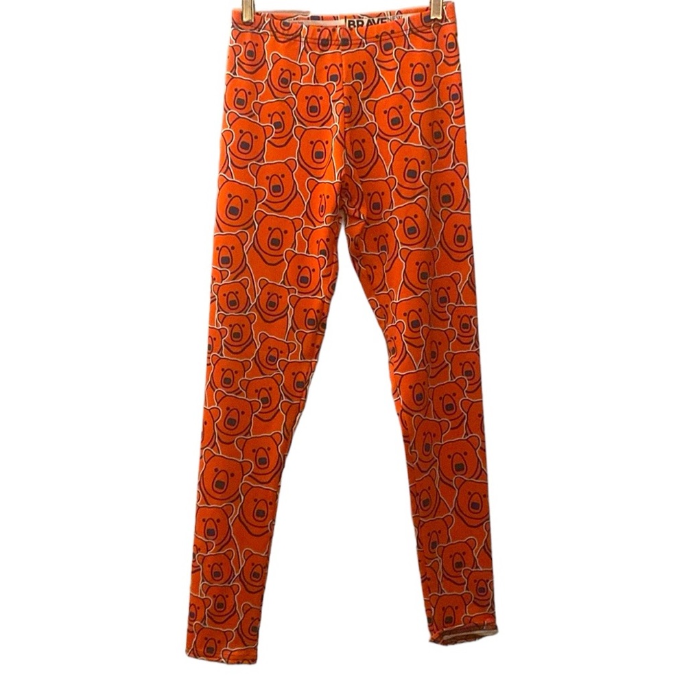 New Orange and blue soft leggings NWOT